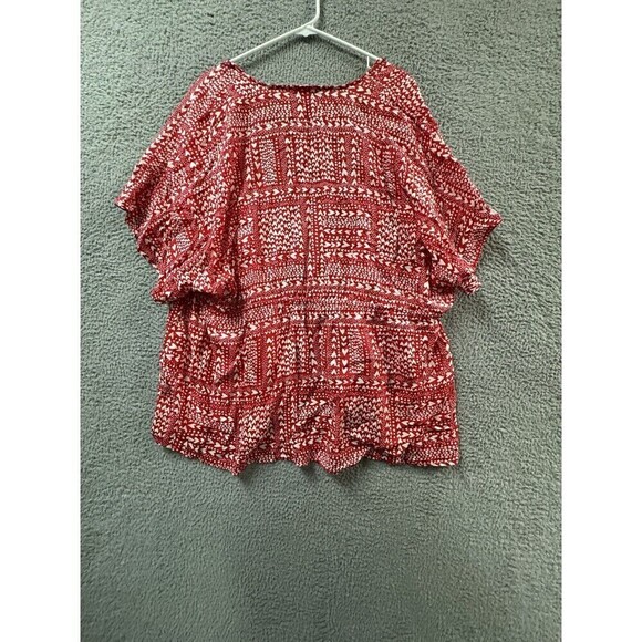 Victorias Secret Robe Womens OS Red White Waist Tie Heart Print Kimono - Picture 3 of 8